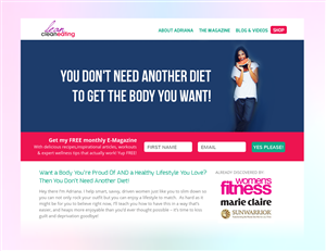 Web Design by Jack A for Lean Clean Eating | Design: #3010753