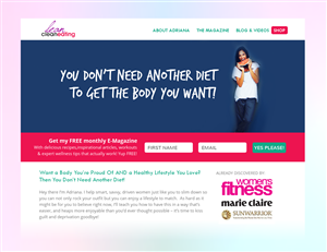 Web Design by Jack A for Lean Clean Eating | Design: #3010754
