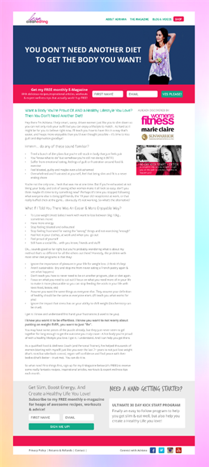 Web Design by Jack T for Lean Clean Eating | Design #3017150