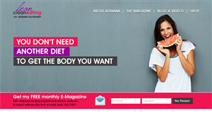 Web Design by Expert Designer for Lean Clean Eating | Design #3004778