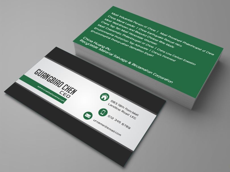 Business Card Design by AwsomeD for DesignCrowd LLC | Design #3021512