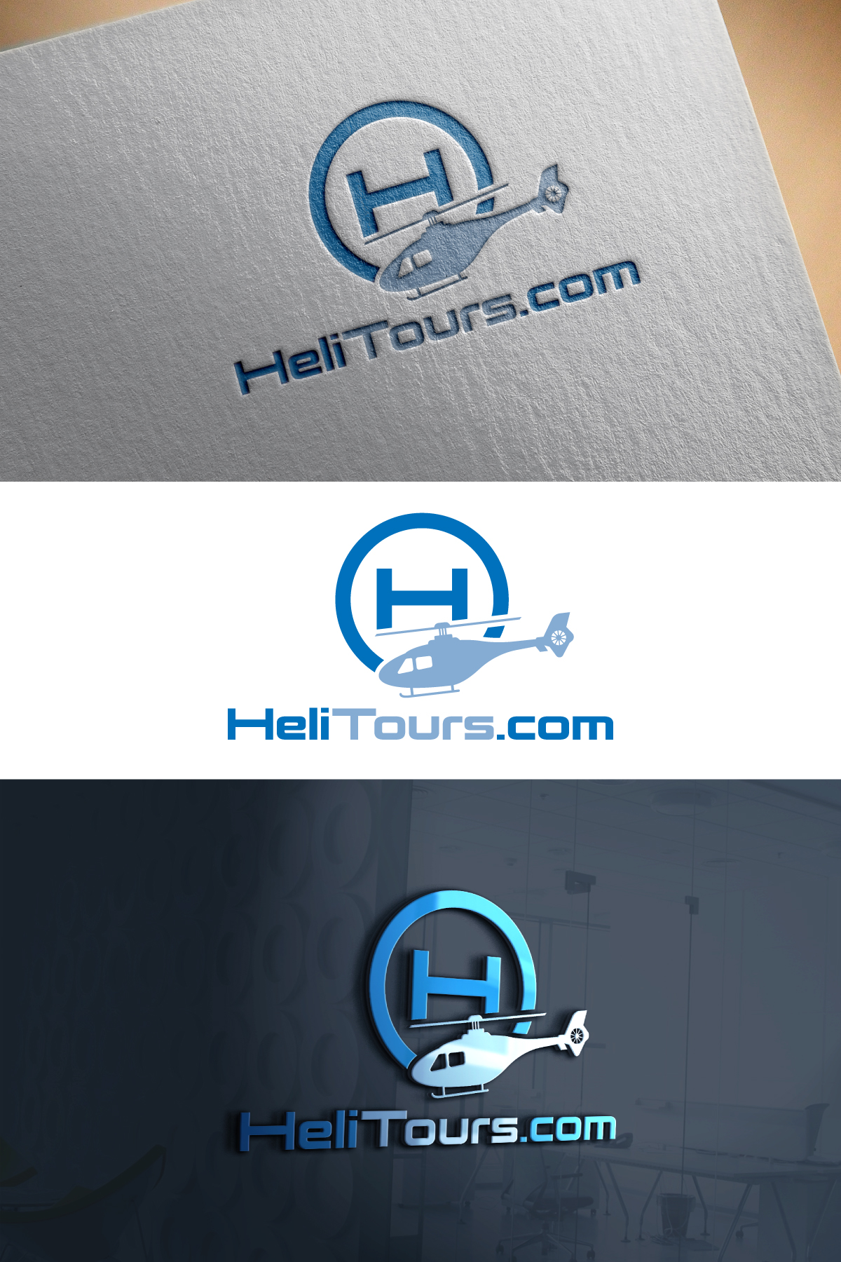 Logo-Design von H-H Arts für Heli Aviation Florida, LLC | Design #22851567
