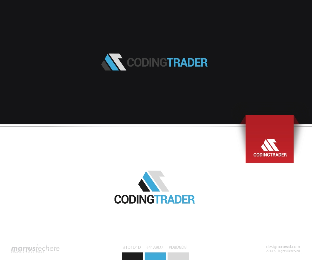 Logo Design by Marius Fechete for CodingTrader | Design #3028340