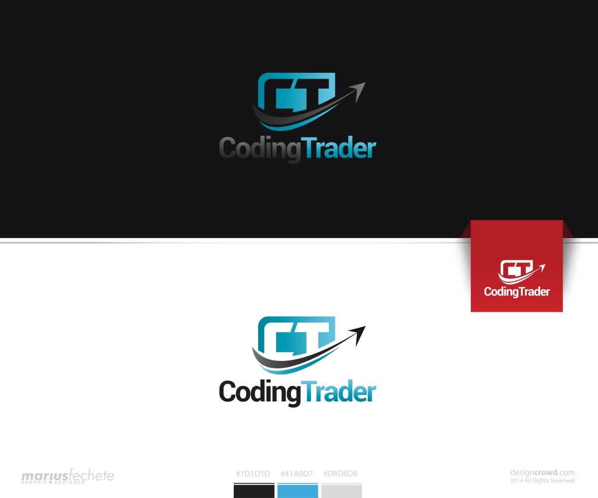 Logo Design by Marius Fechete for CodingTrader | Design #3041396