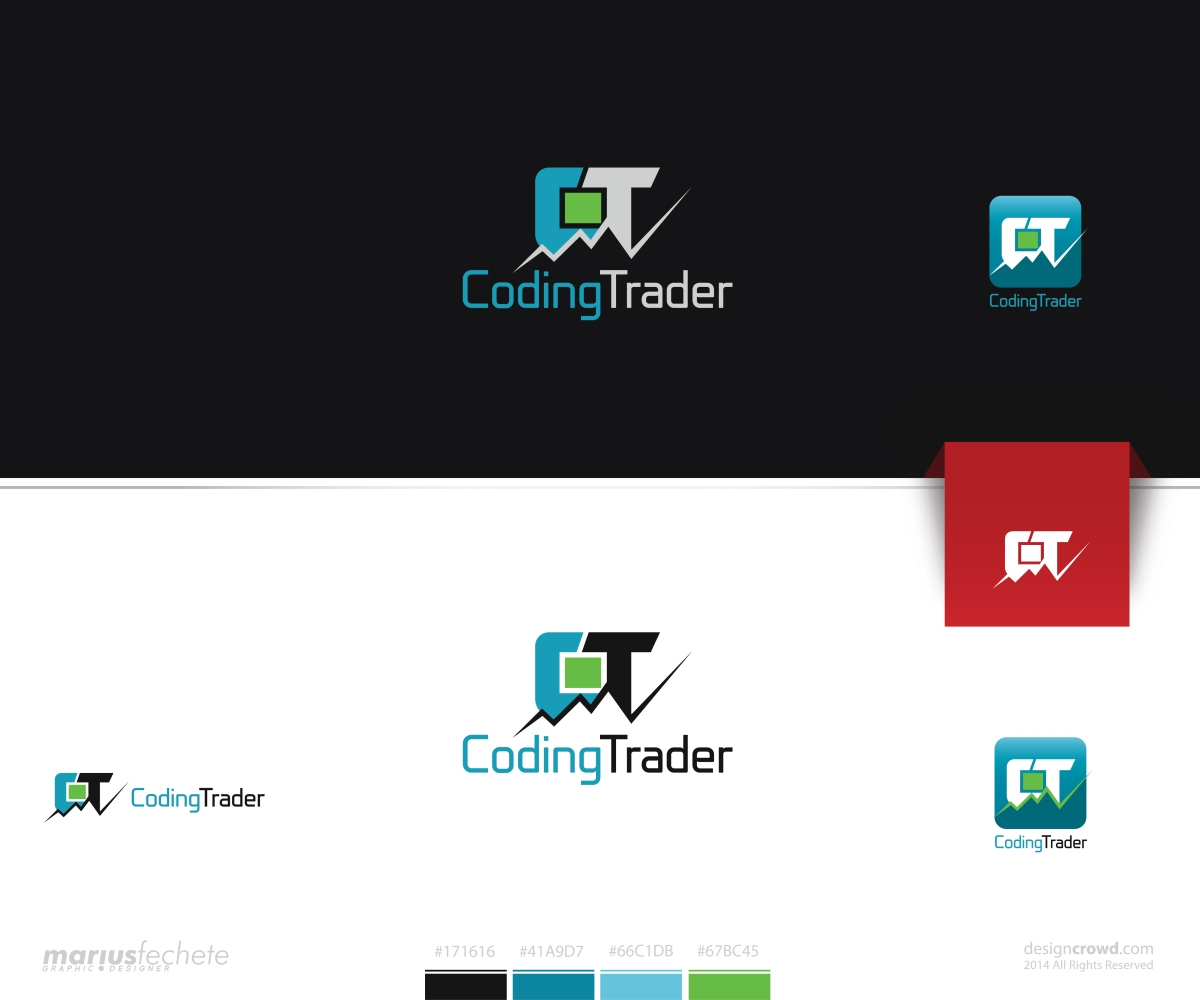 Logo Design by Marius Fechete for CodingTrader | Design #3075828