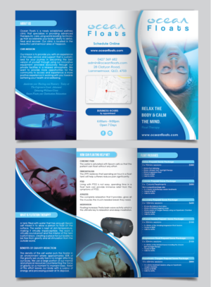 Brochure Design by alex989 for Ocean Floats  | Design: #22853561