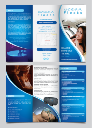 Brochure Design by alex989 for Ocean Floats  | Design: #22854357