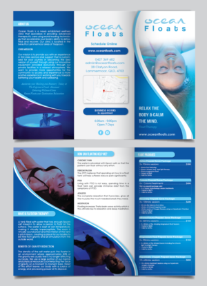 Brochure Design by alex989 for Ocean Floats  | Design: #22854358