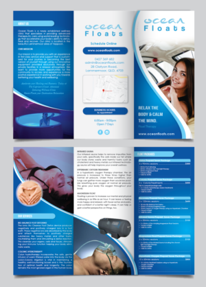 Brochure Design by alex989 for Ocean Floats  | Design: #22858952