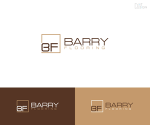 Barry Flooring or BF | Logo Design by Dot Design 3