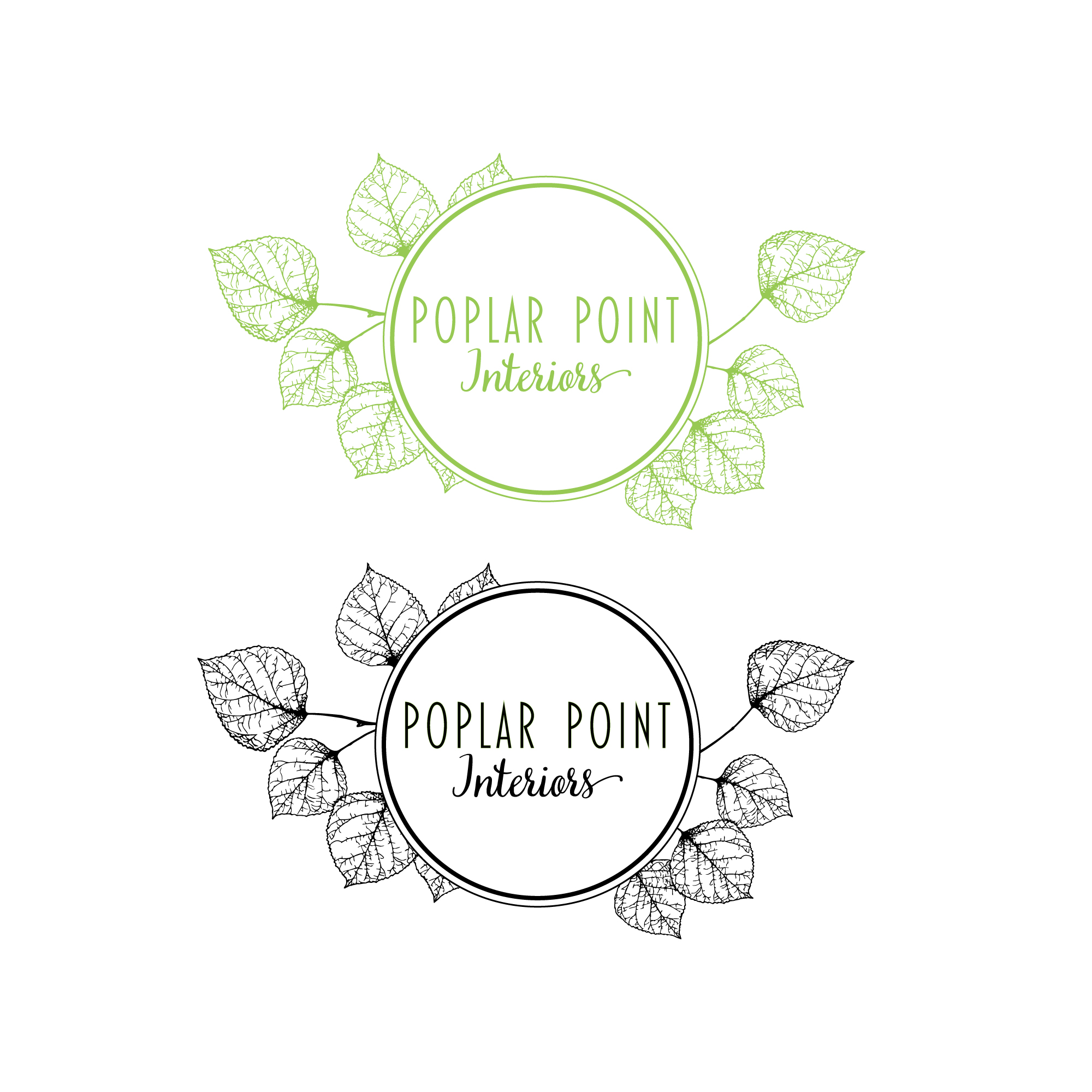Logo Design by Treelly for Poplar Point Studio | Design #22856647