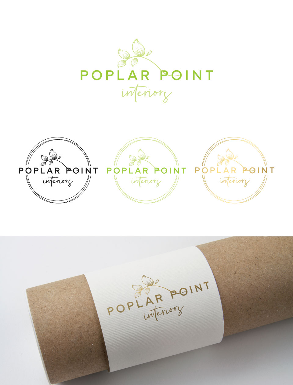 Logo Design by Cactus Designs for Poplar Point Studio | Design #22908580