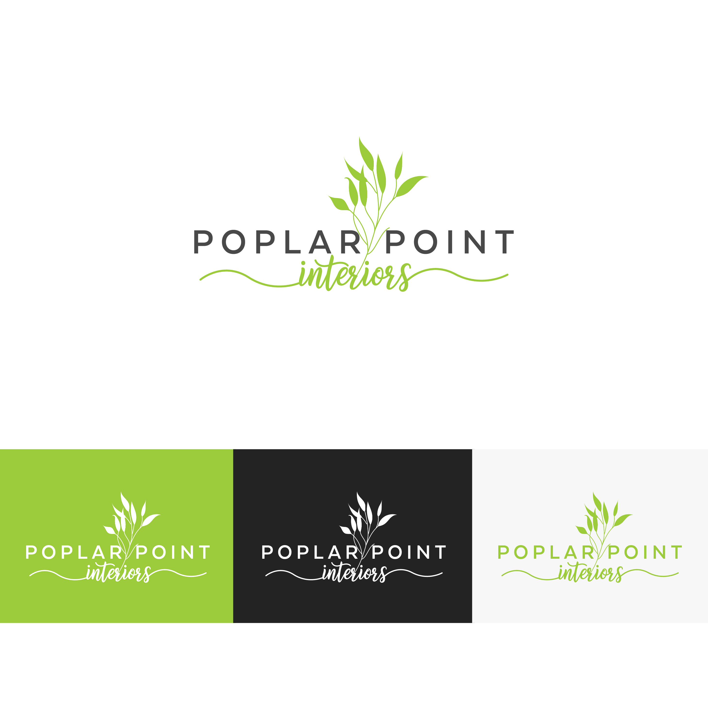 Logo Design by Graphics Farrukh 2 for Poplar Point Studio | Design #22910009