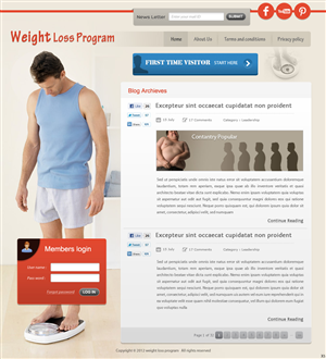 Diseño Wordpress por pb para este proyecto | Diseño: #715330
