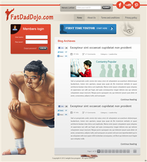 Diseño Wordpress por pb para este proyecto | Diseño: #717470