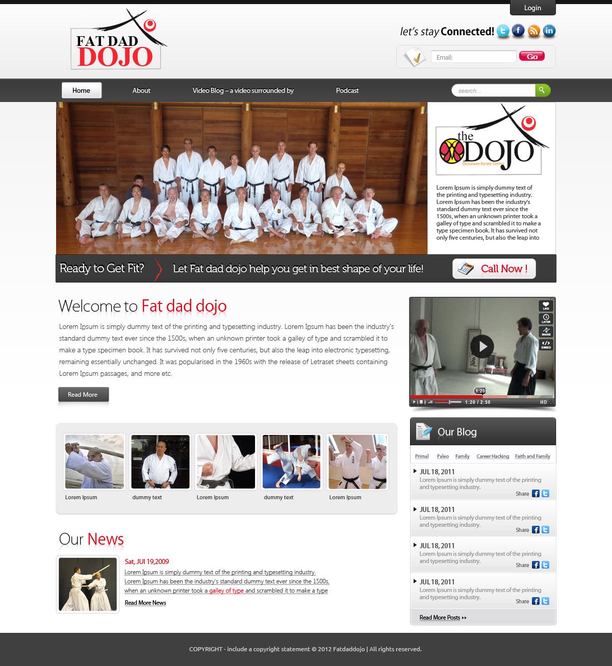Wordpress Design by OM for this project | Design #724311