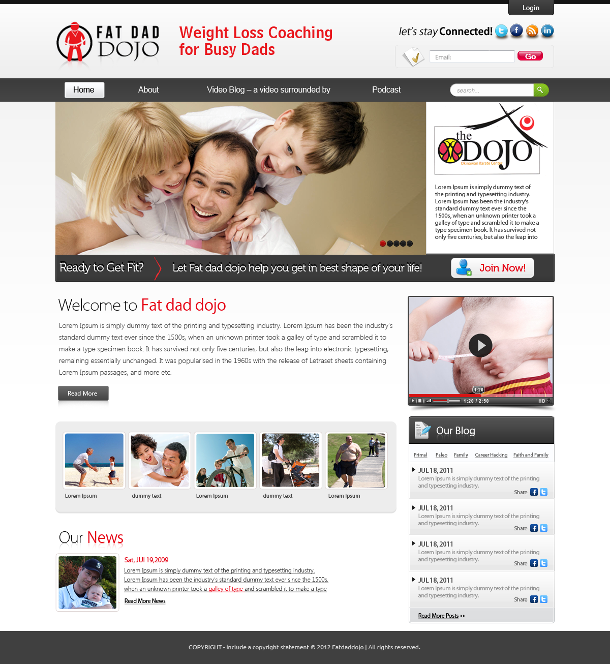 Wordpress Design by OM for this project | Design #729295