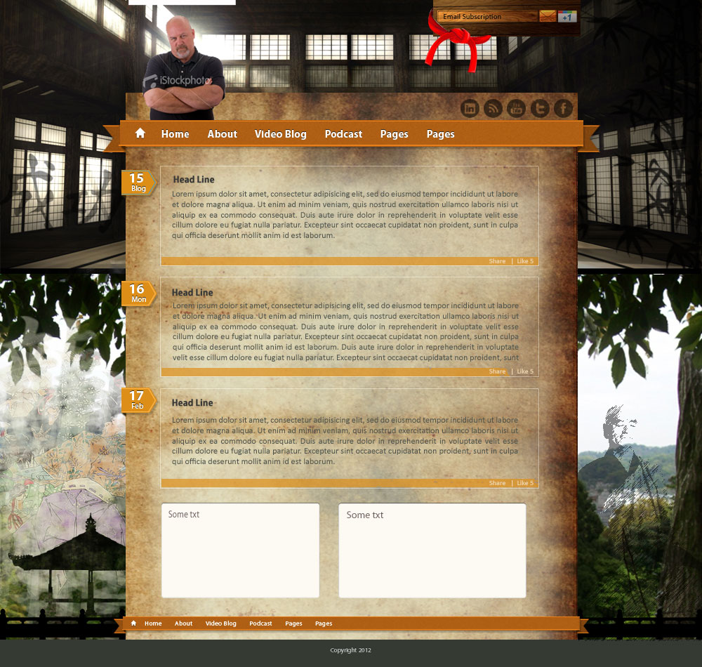 Wordpress Design by Kiwi for this project | Design #724004
