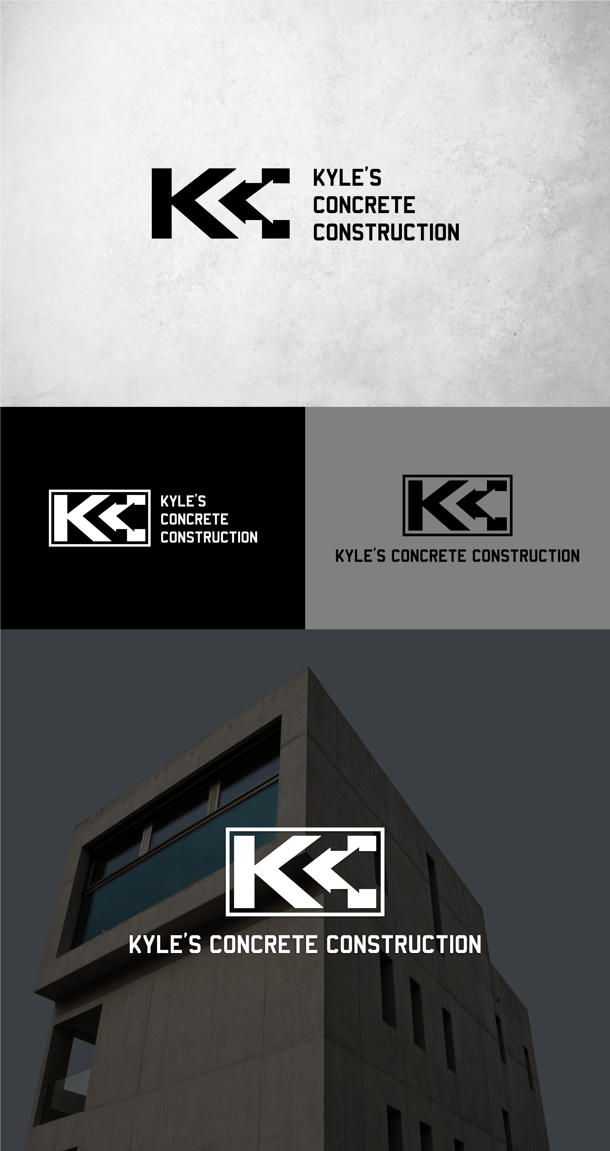 Logo Design by mike edan for Kyle’s Concrete  Construction LLC | Design #22898194