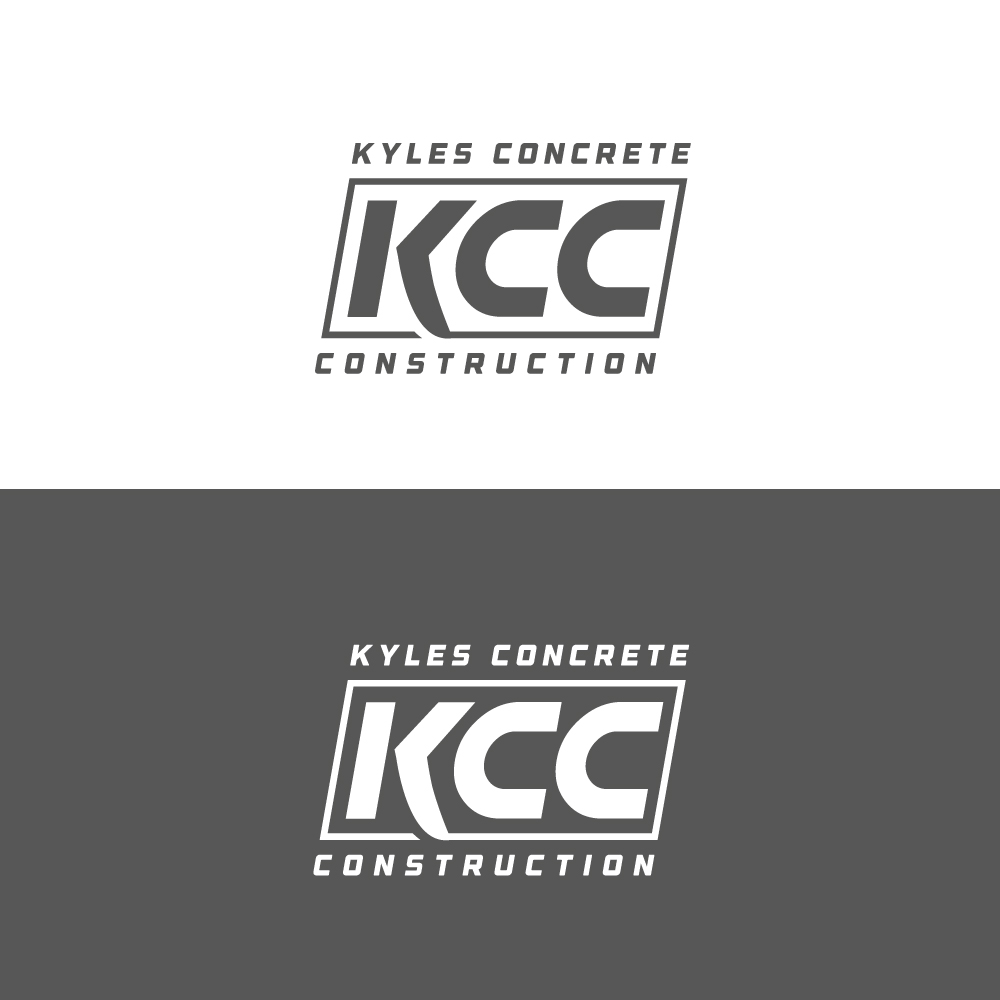 Logo Design by Sujit Banerjee for Kyle’s Concrete  Construction LLC | Design #22861310