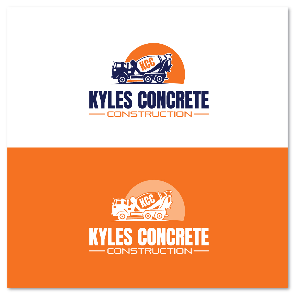 Logo Design by Sujit Banerjee for Kyle’s Concrete  Construction LLC | Design #22861313