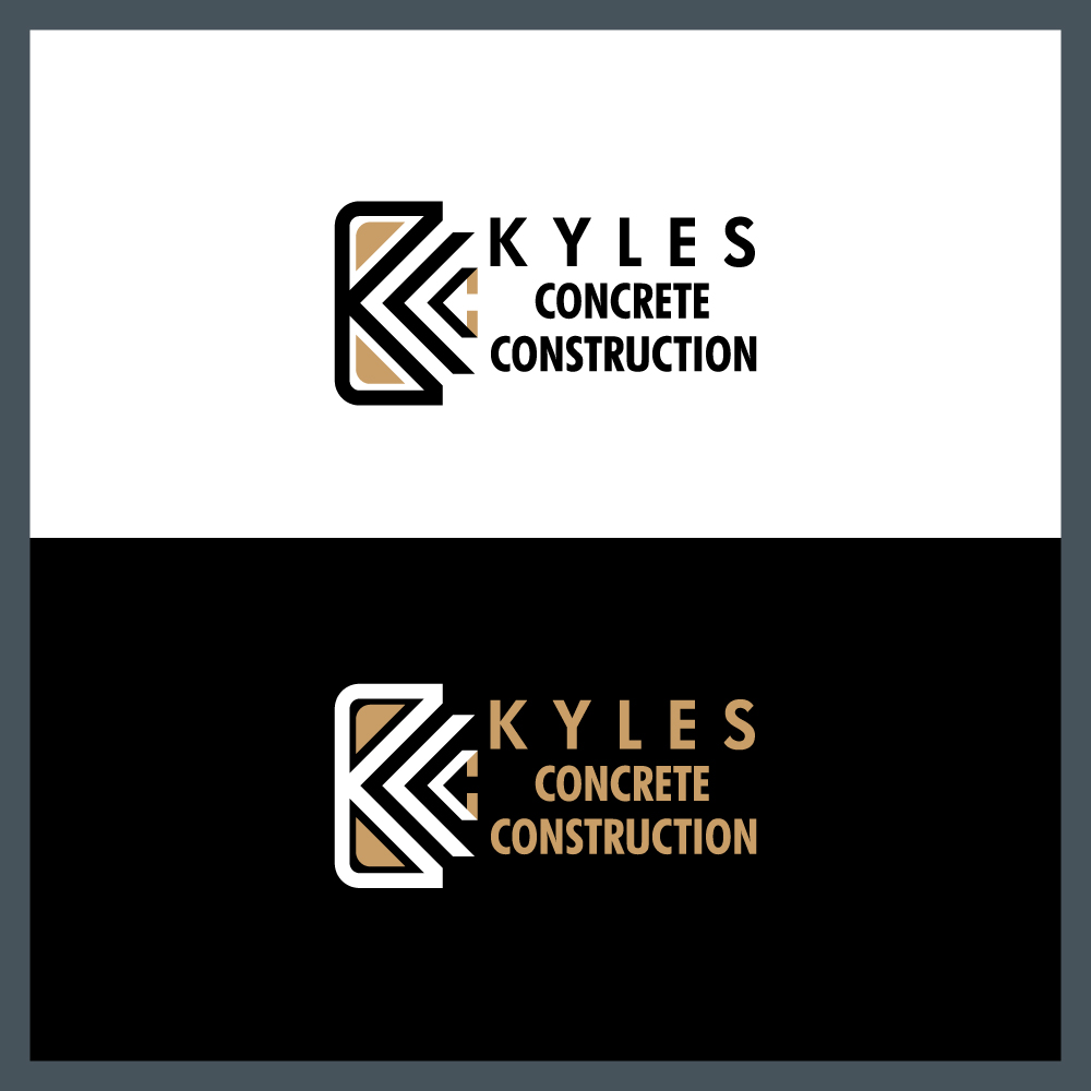 Logo Design by Sujit Banerjee for Kyle’s Concrete  Construction LLC | Design #22861314