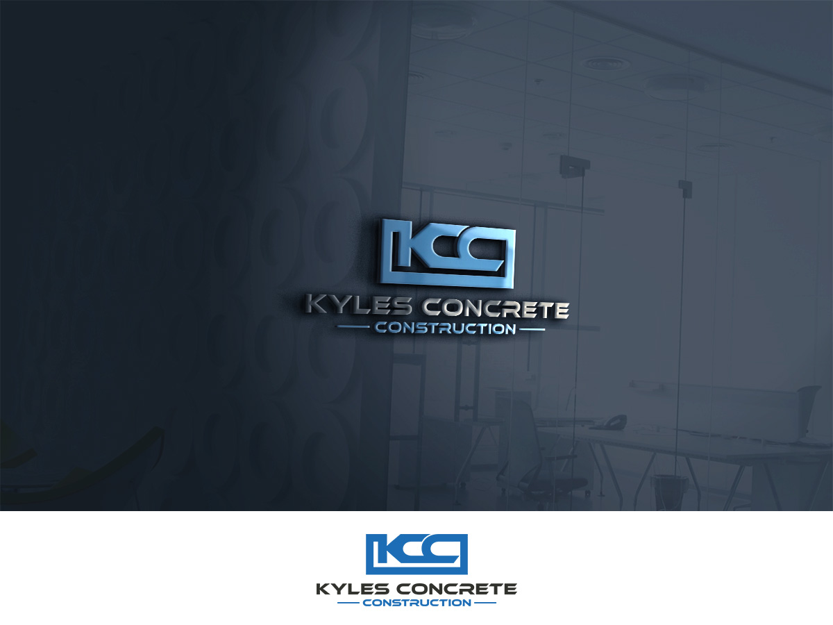 Design de Logo par piksel pour Kyle’s Concrete  Construction LLC | Design #22890204