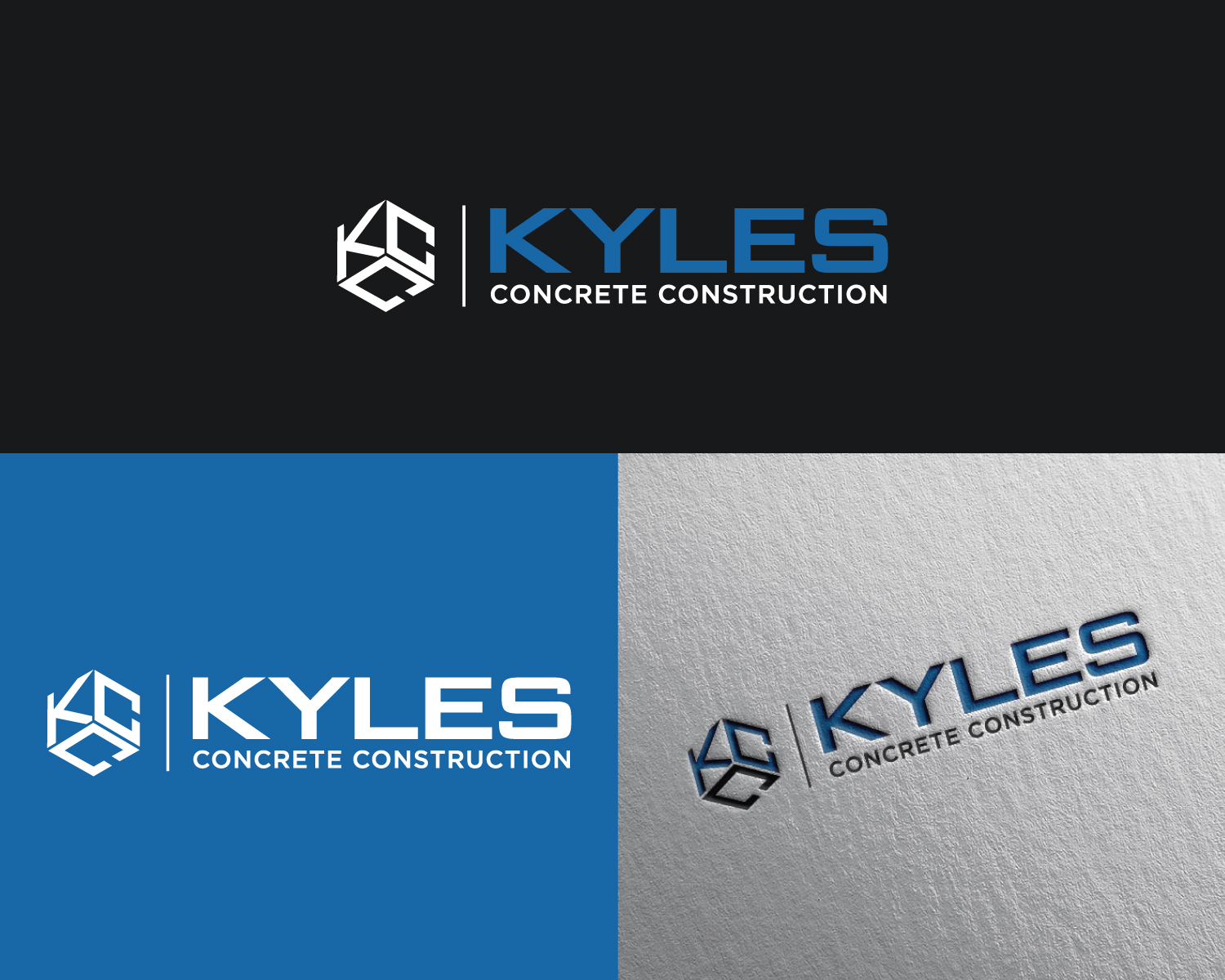 Logo Design by Atec for Kyle’s Concrete  Construction LLC | Design #22871725