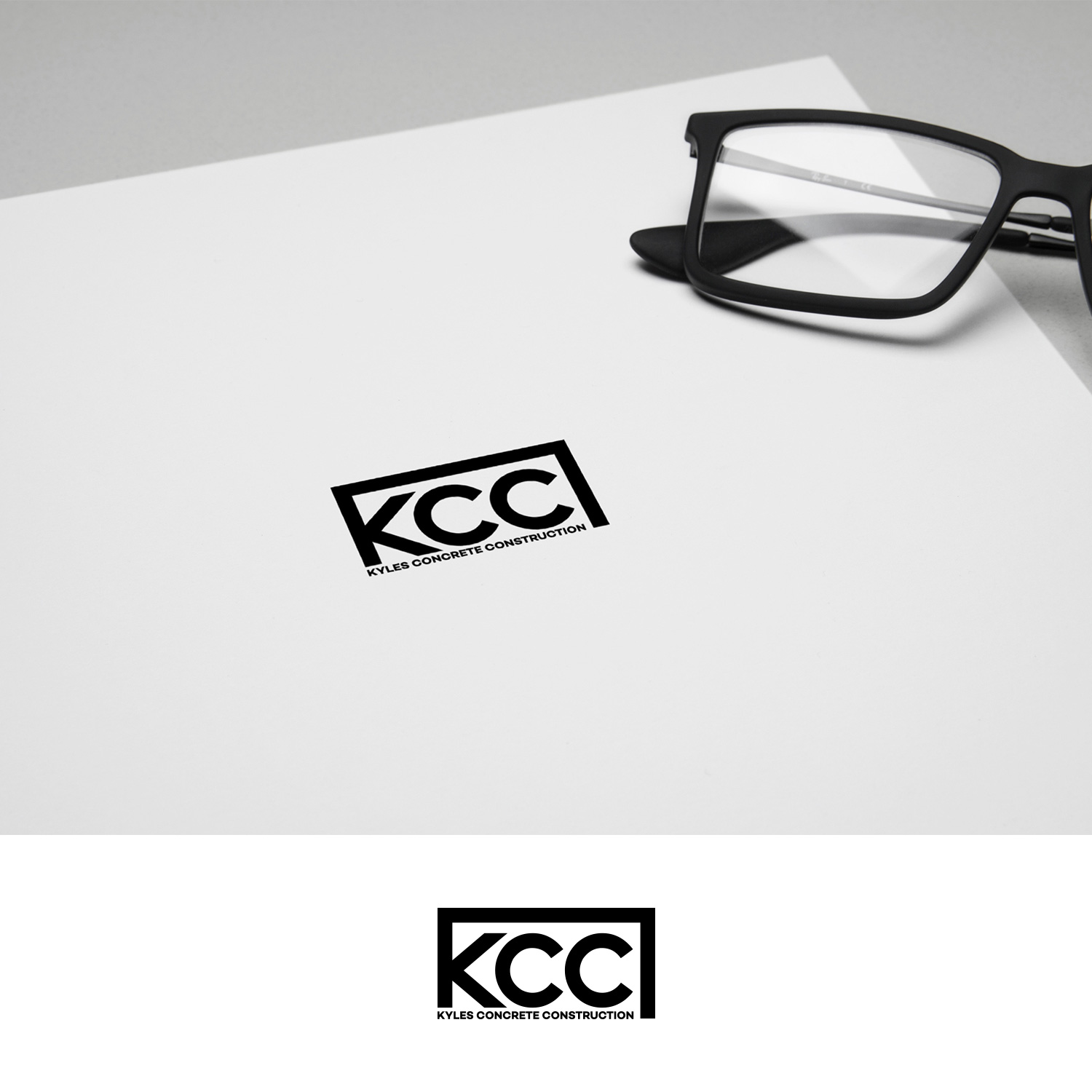 Diseño de Logo por DesignDUO para Kyle’s Concrete  Construction LLC | Diseño #22878631