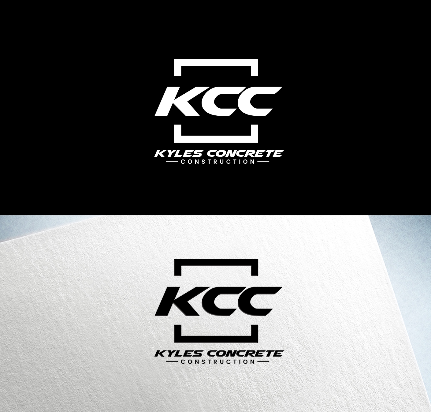 Logo Design by Taya Bright for Kyle’s Concrete  Construction LLC | Design #22908682