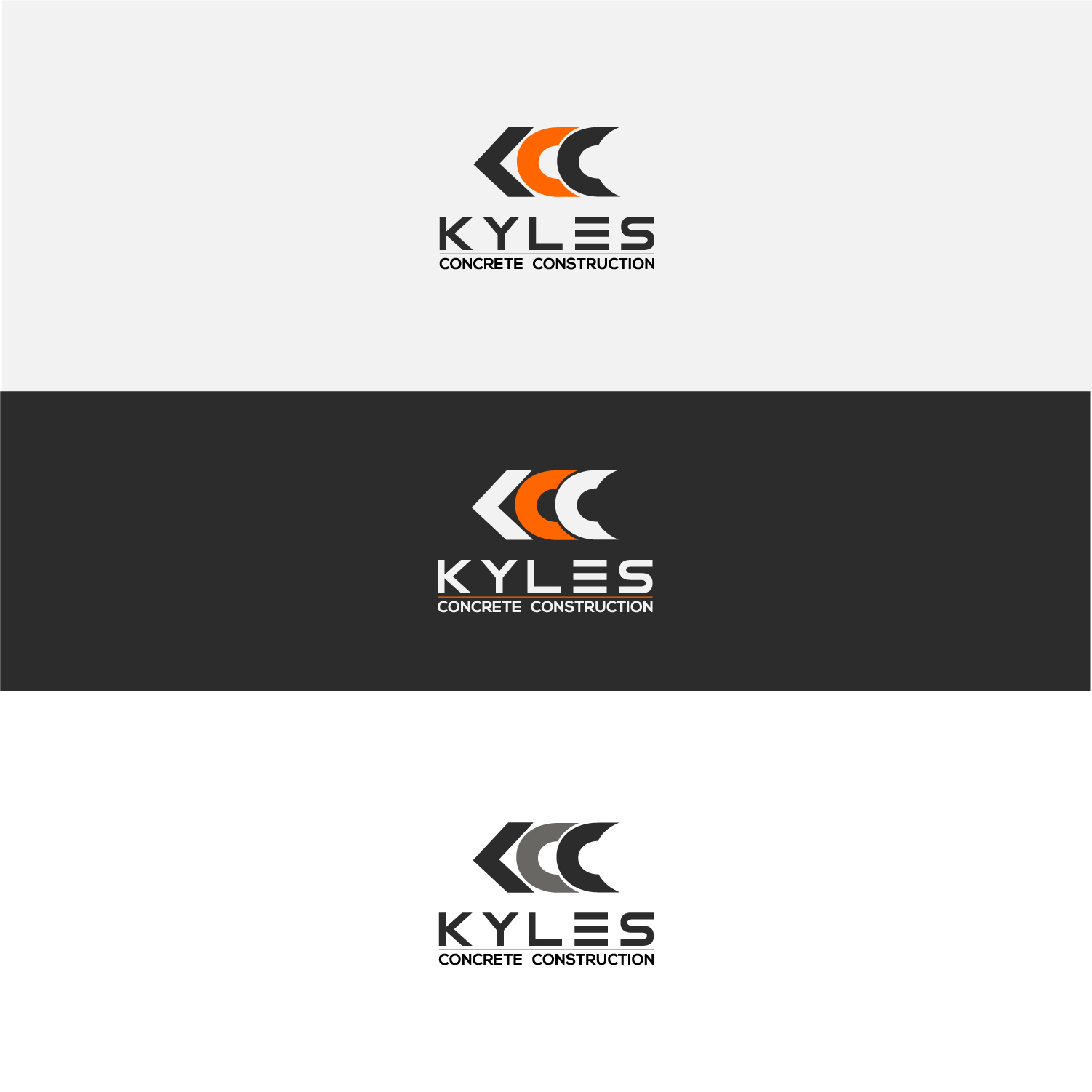 Logo Design by Creative_Projectss for Kyle’s Concrete  Construction LLC | Design #22880598