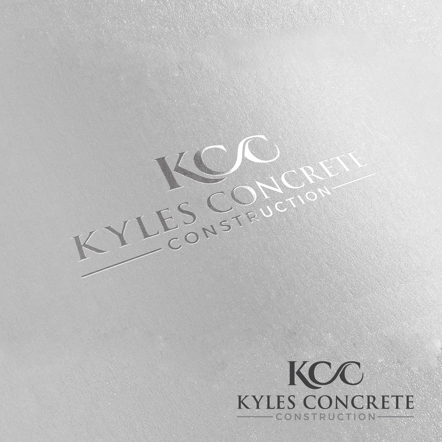 Logo Design by Moumita_ for Kyle’s Concrete  Construction LLC | Design #22879684