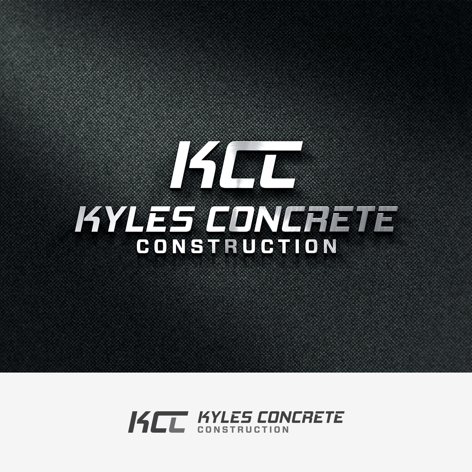 Logo Design by Moumita_ for Kyle’s Concrete  Construction LLC | Design #22879931
