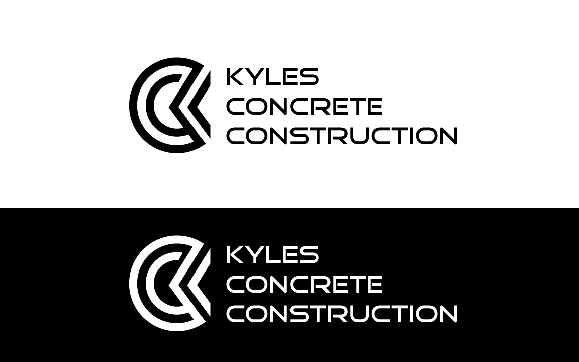 Logo Design by GODDREAMCREATION for Kyle’s Concrete  Construction LLC | Design #22887300