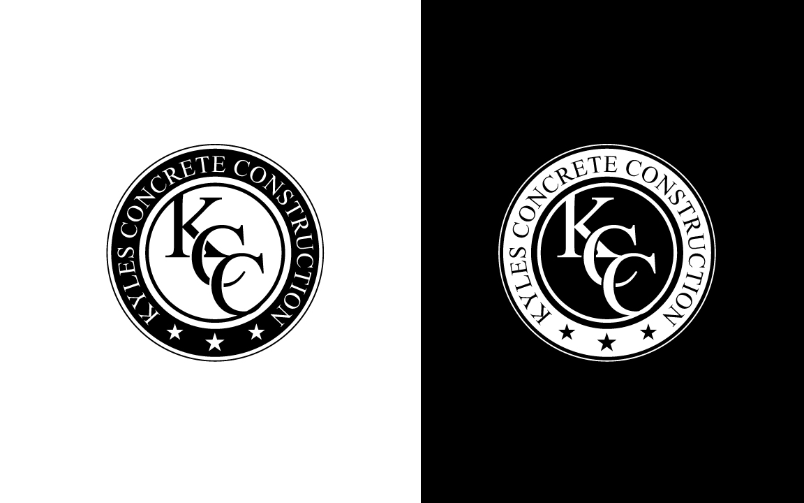 Logo Design by GODDREAMCREATION for Kyle’s Concrete  Construction LLC | Design #22887301