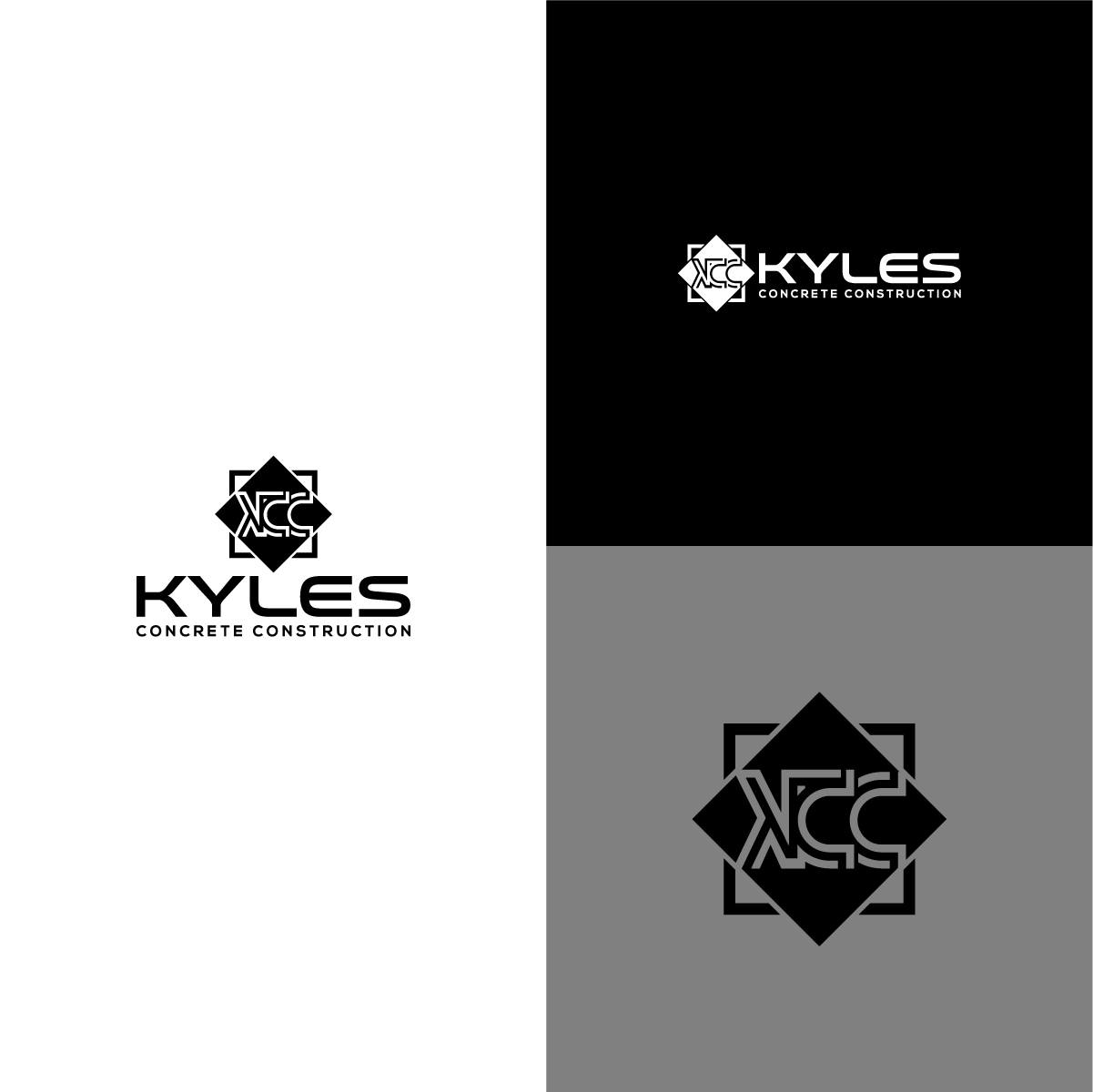 Logo Design by MuhammadHussnain for Kyle’s Concrete  Construction LLC | Design #22904023