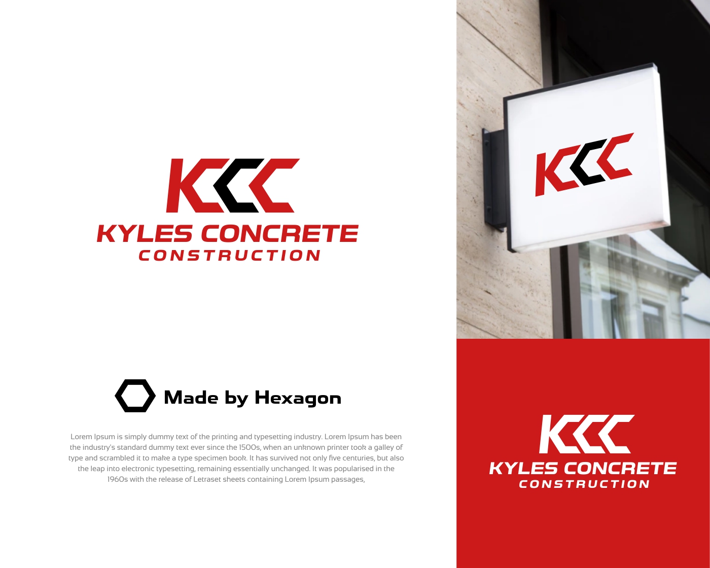 Design de Logo par Apple Dsigner pour Kyle’s Concrete  Construction LLC | Design #22900261
