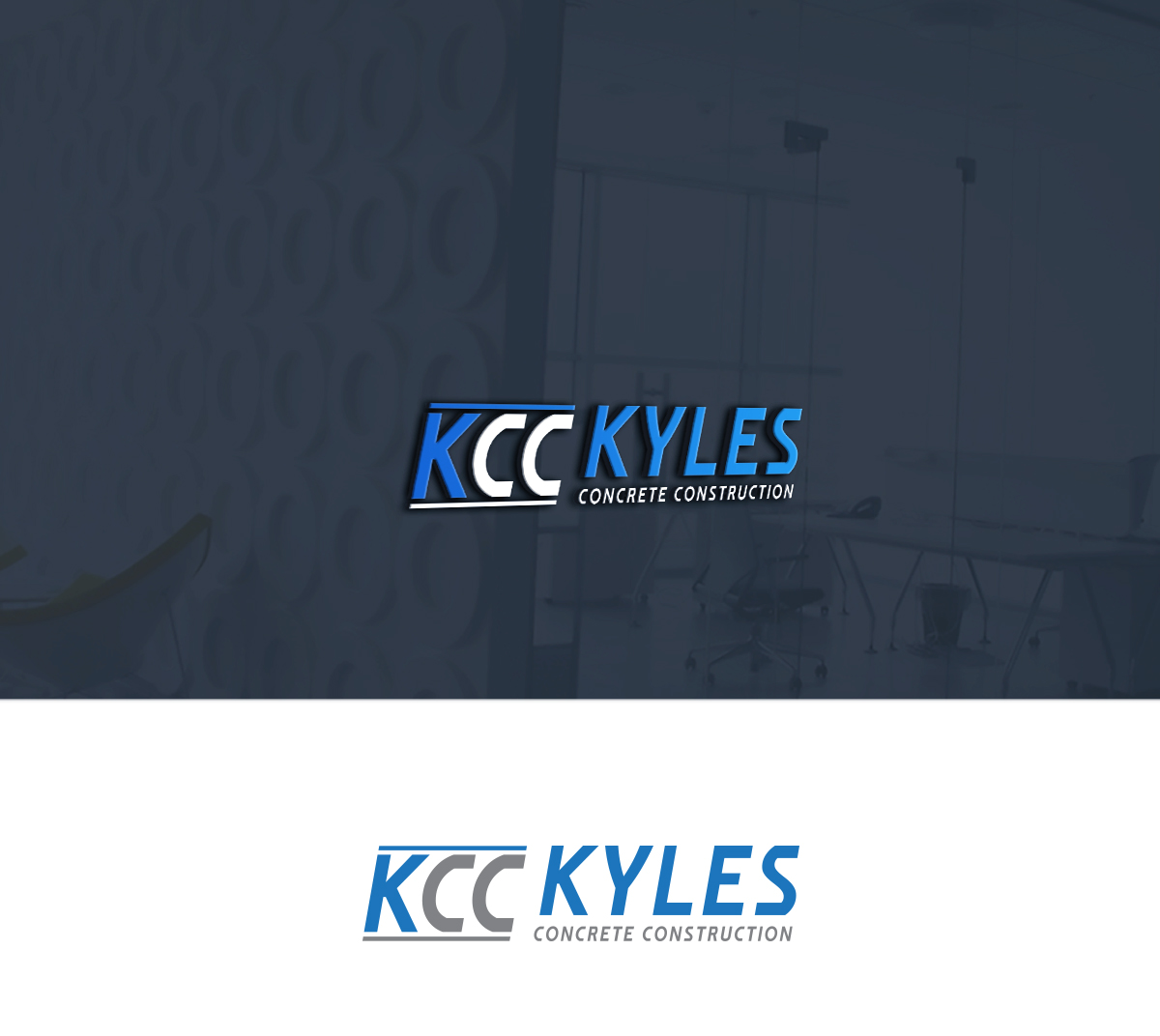 Logo Design by CreativeBaba for Kyle’s Concrete  Construction LLC | Design #22861395