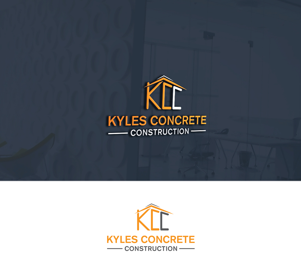 Logo Design by CreativeBaba for Kyle’s Concrete  Construction LLC | Design #22861396