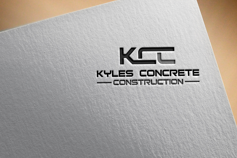 Logo Design by Saqib Mahmmud for Kyle’s Concrete  Construction LLC | Design #22858488