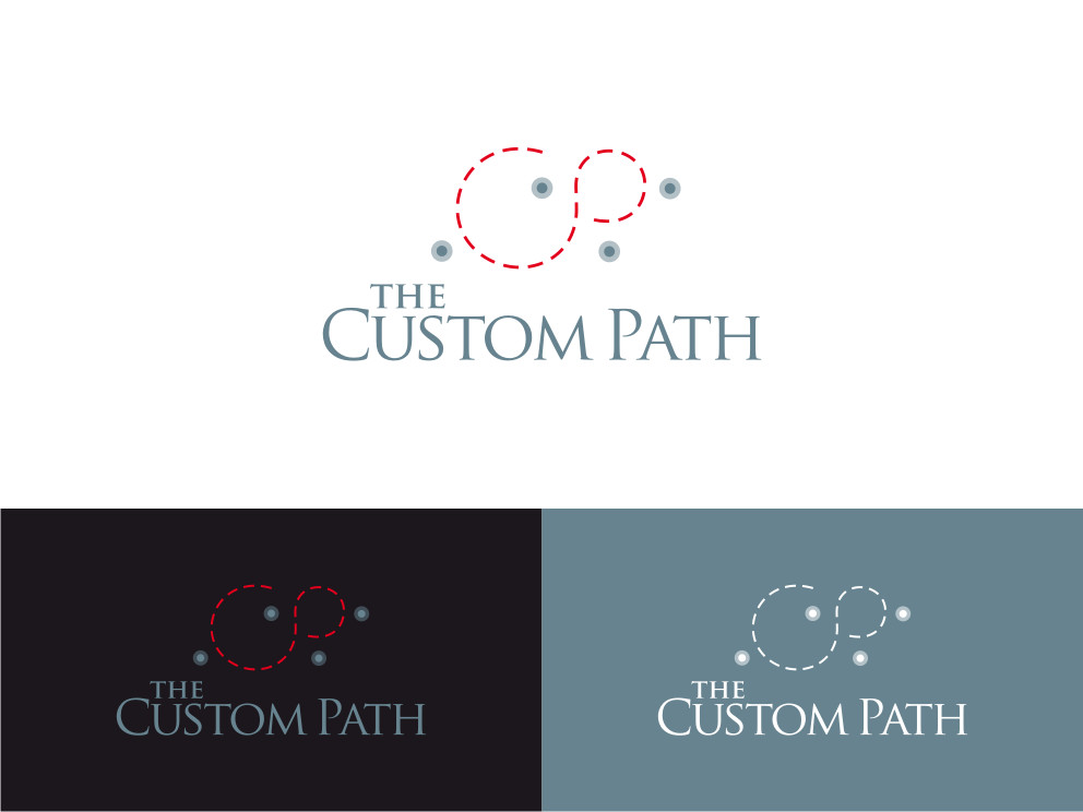 Logo Design by Sandra Vogel for The Custom Path | Design #22897359
