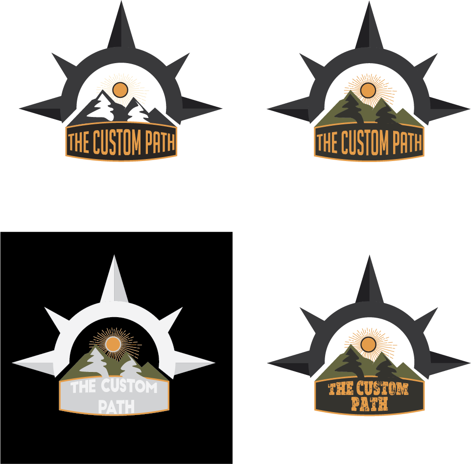 Logo Design by Rezengor 2 for The Custom Path | Design #22864455