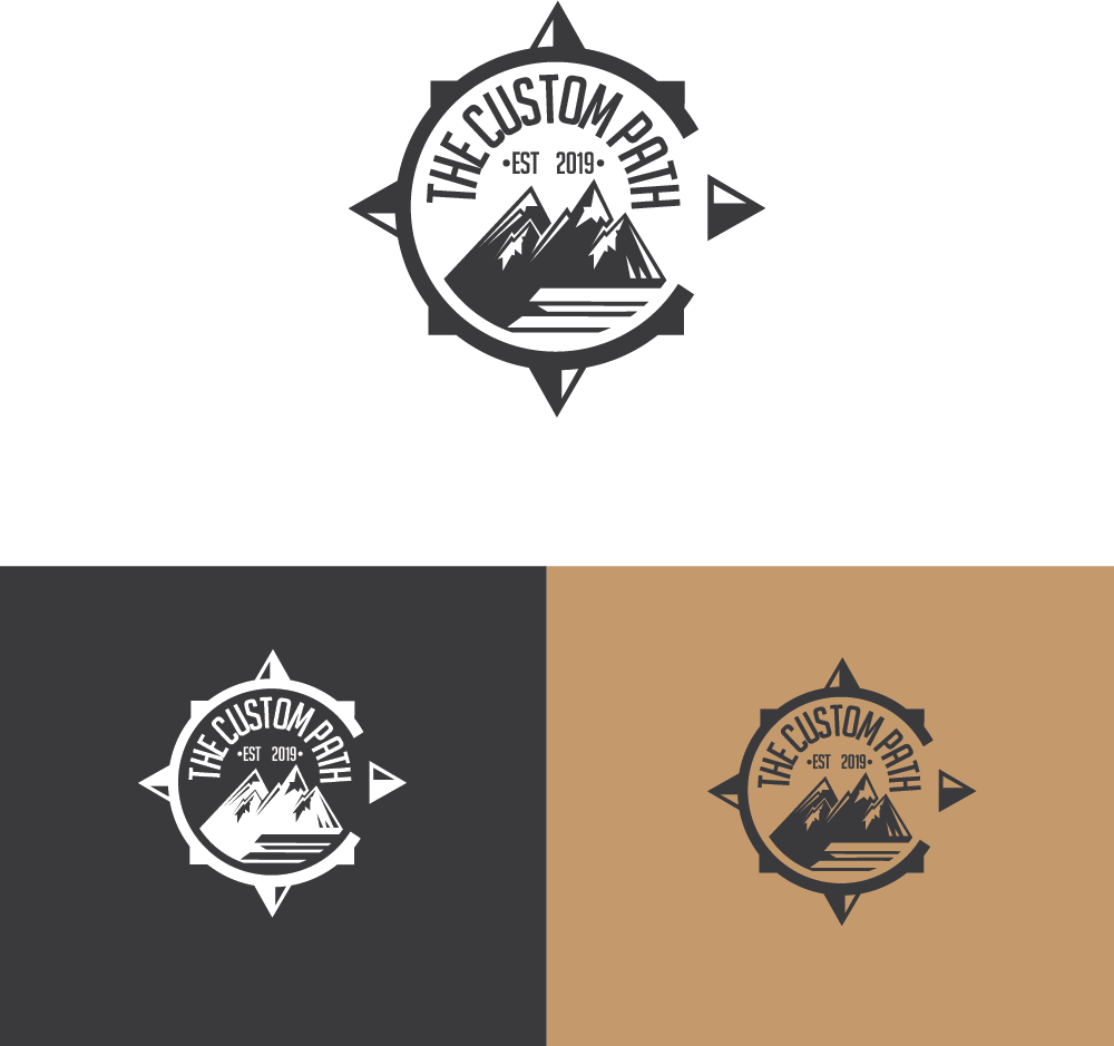 Logo Design by Rezengor 2 for The Custom Path | Design #22864619