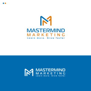 Mastermind Marketing ... Tagline: Learn more. Grow faster | Logo Design by Grapflix 2022
