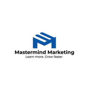 Mastermind Marketing ... Tagline: Learn more. Grow faster | Logo Design by rozT