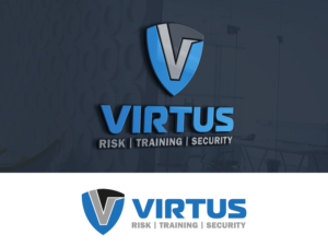 VIRTUS Risk, Training & Security | Logo Design by kaatem