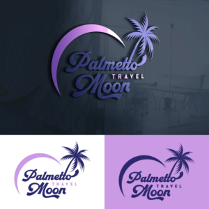 Palmetto Moon Travel  | Diseño de Logo por ACK Design