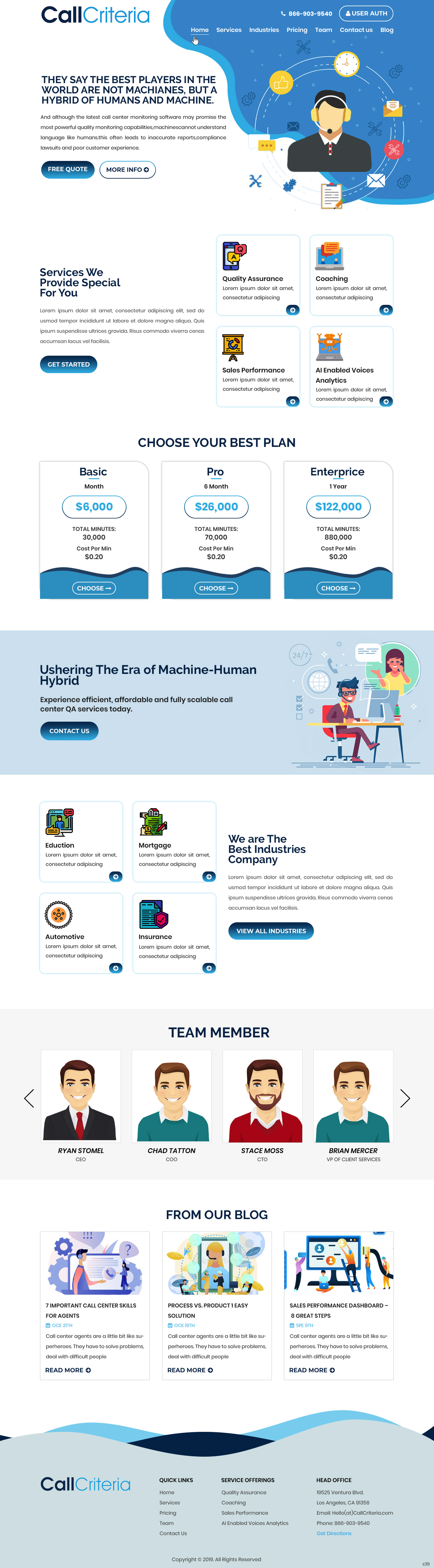 Wordpress Design by pb for Call Criteria | Design #22872355