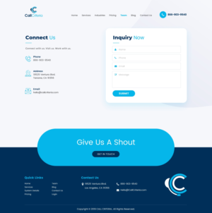 Design Wordpress par Sbss pour Call Criteria | Design : #23035225