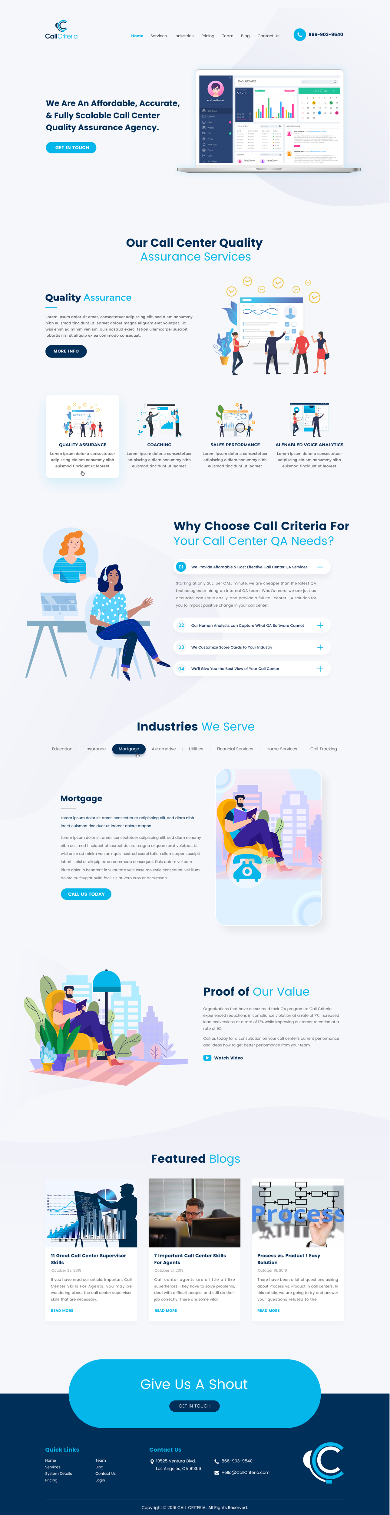 Design Wordpress par Sbss pour Call Criteria | Design #23035230